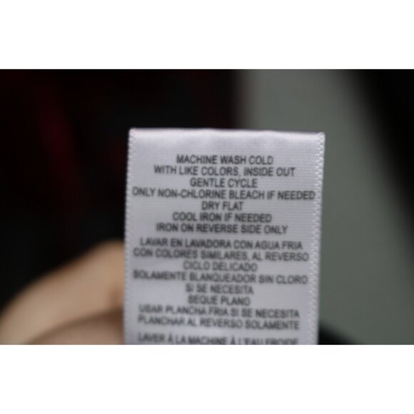 Taylor Burgundy Velvet Burnout-3/4 Puff Sleeves Babydoll Dress-Size 8-Whimsigoth - Picture 9 of 12